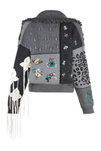 Carica l'immagine nel visualizzatore di Gallery, Cardigan-Bomber Midnight In Manhattan
