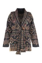 Carica l'immagine nel visualizzatore di Gallery, Cardigan Grunge Beat in maglia jacquard
