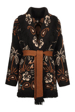 Carica l'immagine nel visualizzatore di Gallery, Cardigan Glimpse Of Eden in maglia jacquard
