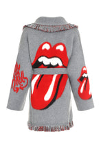 Carica l'immagine nel visualizzatore di Gallery, Cardigan Tongue &amp; Lips in lana vergine
