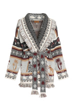 Carica l'immagine nel visualizzatore di Gallery, Cardigan jacquard Winter Friends
