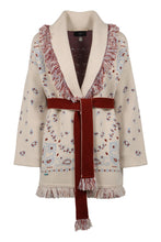 Carica l'immagine nel visualizzatore di Gallery, Cardigan Bandana in maglia jacquard
