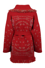 Carica l'immagine nel visualizzatore di Gallery, Cardigan Bandana in maglia jacquard
