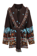 Carica l'immagine nel visualizzatore di Gallery, Cardigan The Tale Of A Hawaiian in maglia jacquard
