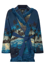 Carica l'immagine nel visualizzatore di Gallery, Cardigan Lost In The Blue con Frange
