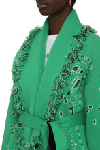 Carica l'immagine nel visualizzatore di Gallery, Cardigan jacquard motivo Bandana
