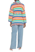 Carica l'immagine nel visualizzatore di Gallery, Cardigan Over The Rainbow in cotone
