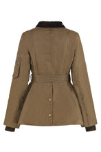 Carica l'immagine nel visualizzatore di Gallery, Barbour x ERDEM - Giacca Constance in cotone cerato
