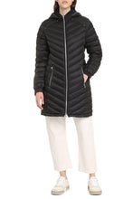 Load image into Gallery viewer, Techno fabric long down jacket

