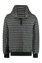Carica l'immagine nel visualizzatore di Gallery, Piumino full-zip con cappuccio
