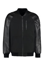 Carica l'immagine nel visualizzatore di Gallery, Bomber in nylon con dettagli in pelle
