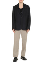 Load image into Gallery viewer, Wool-cashmere blend two-button blazer
