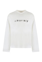 Carica l'immagine nel visualizzatore di Gallery, T-shirt in cotone con ricamo
