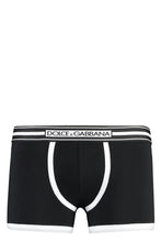 Load image into Gallery viewer, Logoed elastic band cotton trunks

