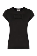 Carica l'immagine nel visualizzatore di Gallery, T-shirt girocollo in viscosa
