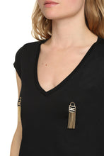 Carica l'immagine nel visualizzatore di Gallery, T-shirt in maglia con logo
