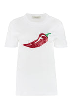 Carica l'immagine nel visualizzatore di Gallery, T-shirt Mach in cotone ricamata
