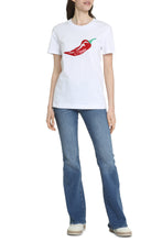 Carica l'immagine nel visualizzatore di Gallery, T-shirt Mach in cotone ricamata
