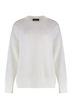 Carica l'immagine nel visualizzatore di Gallery, Pullover girocollo in lana e cotone

