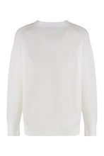Carica l'immagine nel visualizzatore di Gallery, Pullover girocollo in lana e cotone
