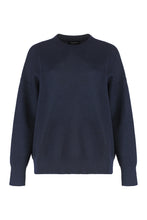 Carica l'immagine nel visualizzatore di Gallery, Pullover girocollo in lana e cotone
