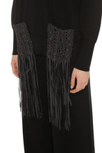 Carica l'immagine nel visualizzatore di Gallery, Pullover in cotone con scollo a V
