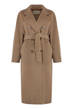 Load image into Gallery viewer, 101801 Icon Coat wool and cashmere double-breasted
