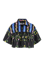 Carica l'immagine nel visualizzatore di Gallery, Blusa in cotone con stampa floreale

