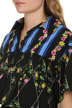 Carica l'immagine nel visualizzatore di Gallery, Blusa in cotone con stampa floreale
