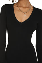 Carica l&#39;immagine nel visualizzatore di Gallery, Abito in maglia a costine
