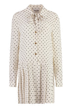 Carica l&#39;immagine nel visualizzatore di Gallery, Abito in crêpe-de-chine stampato
