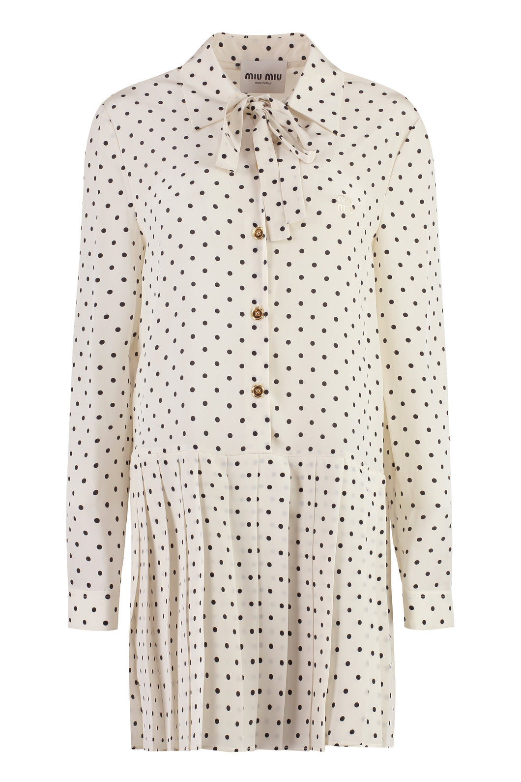 Abito in crêpe-de-chine stampato