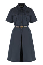 Carica l&#39;immagine nel visualizzatore di Gallery, Abito chemisier con cintura
