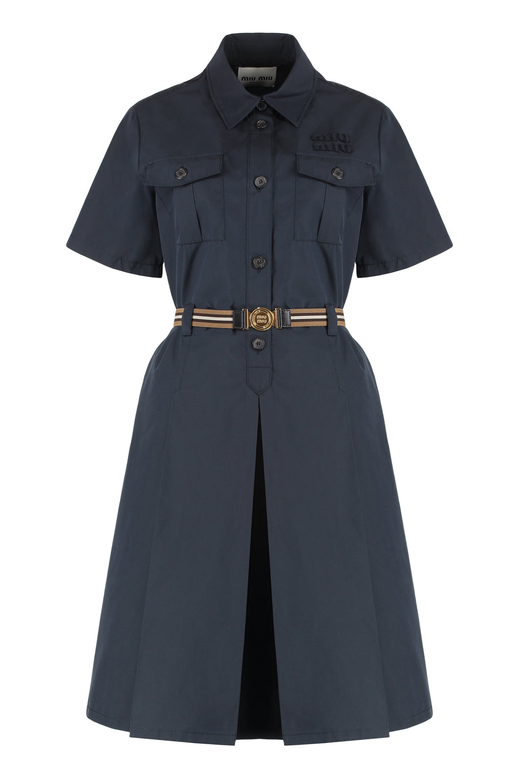 Abito chemisier con cintura