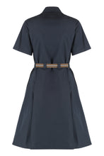 Carica l&#39;immagine nel visualizzatore di Gallery, Abito chemisier con cintura
