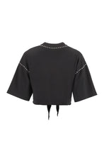 Carica l'immagine nel visualizzatore di Gallery, T-shirt in cotone con nodo

