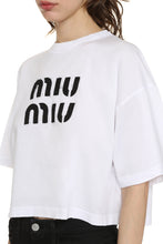 Carica l'immagine nel visualizzatore di Gallery, T-shirt in cotone con logo
