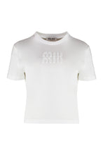 Carica l'immagine nel visualizzatore di Gallery, T-shirt girocollo in cotone
