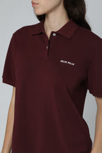 Load image into Gallery viewer, Logo embroidery cotton-piqué polo shirt
