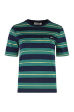 Carica l'immagine nel visualizzatore di Gallery, T-shirt in cotone a righe
