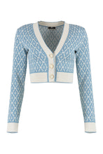 Load image into Gallery viewer, Jacquard knit cardigan
