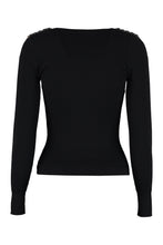 Carica l'immagine nel visualizzatore di Gallery, Maglia a coste con scollo a V
