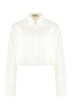 Load image into Gallery viewer, Cropped poplin shirt
