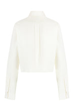 Load image into Gallery viewer, Cropped poplin shirt
