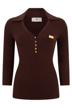 Load image into Gallery viewer, Lycra shirt with polo collar
