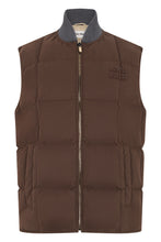 Load image into Gallery viewer, Sleeveless down jacket with embroidered logo
