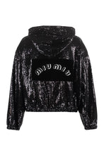 Carica l'immagine nel visualizzatore di Gallery, Felpa full-zip in paillettes
