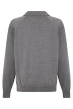 Carica l'immagine nel visualizzatore di Gallery, Maglione in lana con colletto e ricamo
