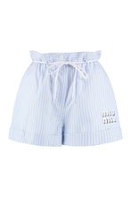 Carica l'immagine nel visualizzatore di Gallery, Shorts in cotone a righe
