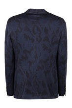 Carica l'immagine nel visualizzatore di Gallery, Blazer jacquard in misto cotone

